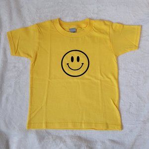 Toddler Smiley Face Print T-Shirt